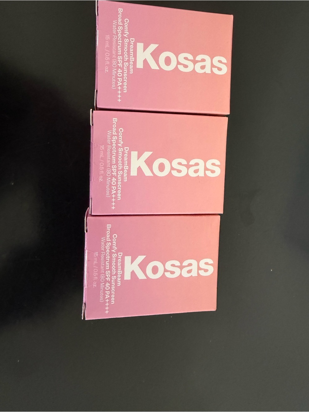 3 New in Box KOSAS DreamBeam Sunscreen